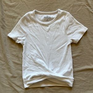 Hollister tie knot baby tee